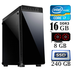 PC0897/ Intel Core i7-3770/ 16Gb DDR3/ SSD 240Gb/ HDD 1Tb/ RX 580 8Gb Gigabyte Aorus