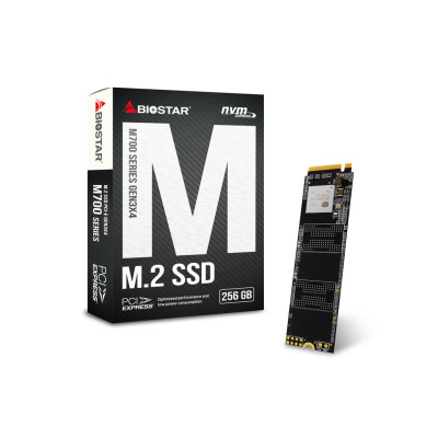 SSD Biostar M720 256GB NVMe M.2 2280 PCIe 3.0 x4 3D NAND TLC (M720-256GB)