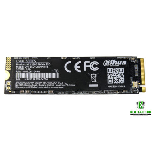 SSD Dahua C900 1TB, M.2 2280, NVMe PCIe 3.0x4, 3D NAND(2000/1600MB), tray OEM