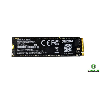 SSD Dahua C900 Plus 1TB, M.2 2280, NVMe PCIe 3.0x4, 3D NAND(3400/3000MB), tray OEM