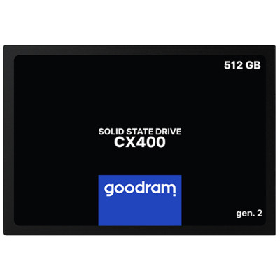 SSD 2,5 512GB Goodram CX400 Gen.2 Phison 3D TLC 550/500Mb/s (SSDPR-CX400-512-G2)