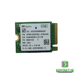 SSD M.2 NVMe SK Hynix BC501 512GB 2230 OEM (HFM512GDGTNG-87A0A)