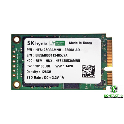 SSD mSATA SK Hynix SH920 128GB MLC SATA III (HFS128G3AMNB-2200A) б/в
