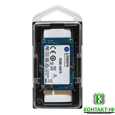 SSD диск Kingston KC600 256GB mSATA SATAIII 3D NAND TLC (SKC600MS/256G)