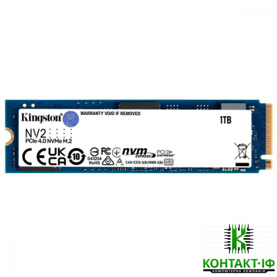 SSD Kingston 1TB NVMe M.2 2280 PCIe 4.0 x4 3D NAND TLC (SNV2S/1000G)