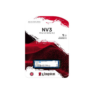 SSD накопичувач Kingston NV3 1TB NVMe M.2 2280 PCIe 4.0 x4 QLC (SNV3S/1000G)