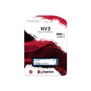 SSD накопичувач Kingston NV3 500GB NVMe M.2 2280 PCIe 4.0 x4 QLC (SNV3S/500G)