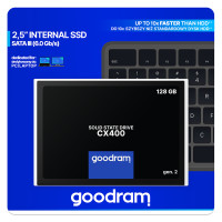 SSD 2,5 128GB Goodram CX400 Phison 3D TLC 550/450Mb/s