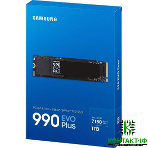 SSD накопичувач M.2 NVMe 1TB Samsung 990 EVO Plus Piccolo TLC 7250/6300MB/s PCIe 5.0 (MZ-V9S1T0BW EU)