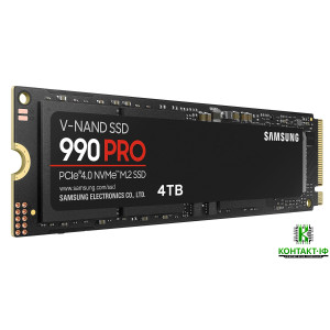SSD накопичувач Samsung 990 PRO 4TB M.2 NVMe (MZ-V9P4T0BW) EU оригінал