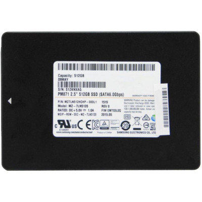 Samsung SSD PM871 512GB 2.5" SATA III TLC OEM (MZ-7LN512D) б/в
