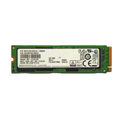SSD M.2 NVMe Samsung MZ-FLV5120 512GB 2280 NVMe MLC 3D-Nand OEM (PM951)