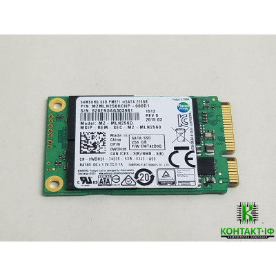 SSD mSATA Samsung PM871 256GB MLC SATA III (MZMLN256HCHP-000D1) б/в