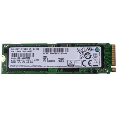 SSD Samsung PM961 NVMe PCIe M.2 256GB MZ-VLW2560