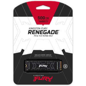SSD накопичувач Kingston FURY Renegade 500 GB NVMe Gen4 (SFYRS/500G) EU