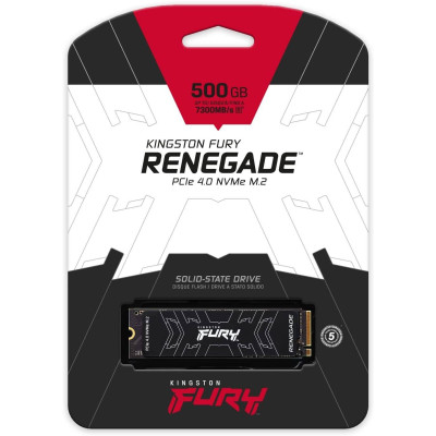 SSD накопичувач Kingston FURY Renegade 500 GB NVMe Gen4 (SFYRS/500G) EU