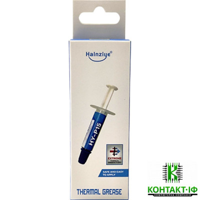 Термопаста Halnziye HY-P15, 1г 15,2 Вт/(м*К) Thermal Grease (HY-P15-1G)