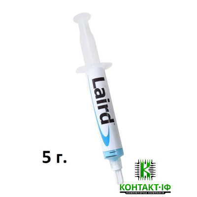 Рідкі термопрокладки Laird Tputty 607 6,4 W/mK 5г. шприц