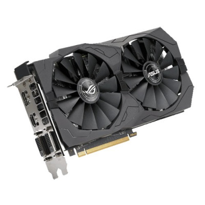 Asus PCI-Ex Radeon RX 570 ROG Strix OC 4GB GDDR5 (256bit) (1300/7000) (2 x DVI, HDMI, DisplayPort)