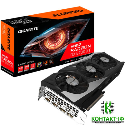 Відеокарта б/в Gigabyte Radeon RX 6700 XT 12Gb OC GV-R67XTGAMING OC-12GD