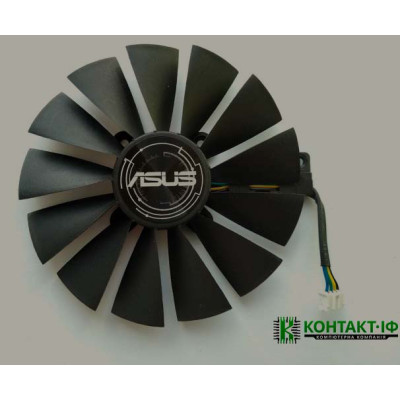 Вентилятор для відеокарти ASUS GTX 970/980/1050/1070/1080 R9 280/380 RX 470/570/580 T129215SM (FDC10M12S9-C)