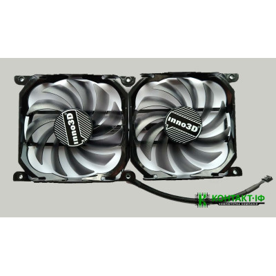 Комплект з 2 вентиляторів 88мм 12В 4pin Inno3D GTX 1060/1070/1070ti/1080/1080ti