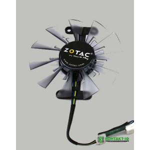 Вентилятор для відеокарти Zotac GTX 760/950/960/1050/1060/1070 RX 470/480/580 (GA91S2H)