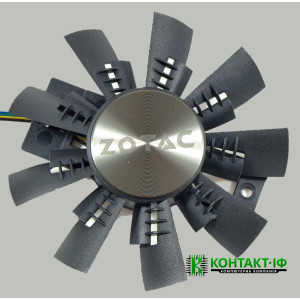 Вентилятор для відеокарти Zotac GTX 980Ti/1070/1070Ti/1080 AMP Extreme Edition Metal Sticker (GAA8S2U)