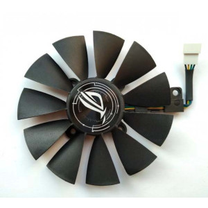 Вентилятор для відеокарти 87мм 4pin ASUS ROG STRIX RX 470/480/570/580 GTX 1060/1070/1080 R9 390/R9 Fury (PLD09210S12H)