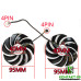 Вентилятор для відеокарти MSI Gaming X RTX 3050/3060/3060Ti RX 6600 XT/RX 6700 XT (PLD10010S12HH)