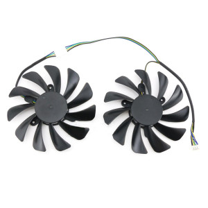 Комплект з 2 вентиляторів DATALAND для відеокарти PowerColor Radeon RX 580/590 Red Devil (PLD10015B12H)