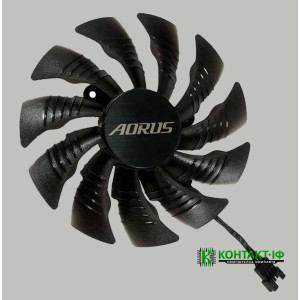 Вентилятор для відеокарти 95мм 12В 4pin Gigabyte Aorus Xtreme Edition GTX 1060/1070/1080/1080Ti RTX 2060 RX 580
