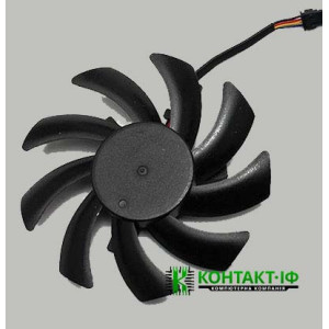 Вентилятор для відеокарти Palit GTX 1060/1070/1080/TITAN RX 470/480/560/570/580 R9 Fury/380/390 GA91S2U/FDC10H12S9-C (T129215SU)