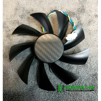 Вентилятор для відеокарти Zotac GTX 960/950/1060/460/560/570/580 HD6870 (pla09215b12h carbon sticker)