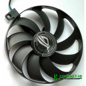 Вентилятор для відеокарти (Лівий) ASUS Strix GTX 980/1070/1060/1660 Ti RTX 2070/2080 RX 5600/5700/480/580/VEGA56 R9 390/FURY T129215SU (PLD09210S12H)