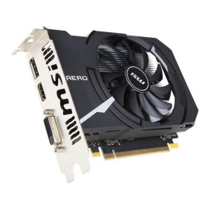 MSI GeForce GTX 1050 Aero ITX OCV1 2GB GDDR5 (128bit) (DVI, HDMI, DP) б/в