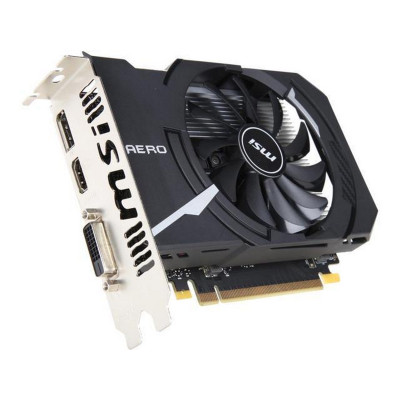 MSI GeForce GTX 1050 Aero ITX OCV1 2GB GDDR5 (128bit) (DVI, HDMI, DP) б/в