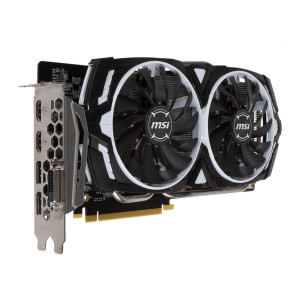 Б/В відеокарта MSI GTX 1060 6GB Armor OCV1 GDDR5 (192bit) (DVI, 2xHDMI, 2xDisplayPort)