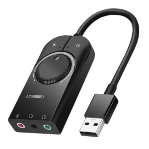 ЗОВНІШНЯ ЗВУКОВА КАРТА USB UGREEN