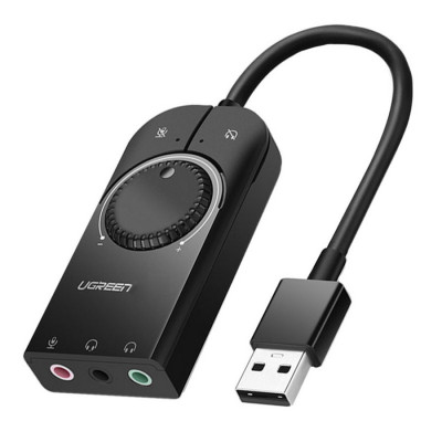 ЗОВНІШНЯ ЗВУКОВА КАРТА USB UGREEN
