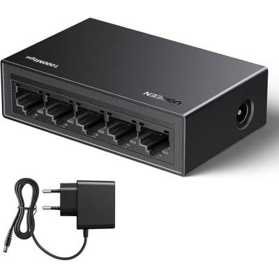 Комутатор UGREEN LAN 5 Ports 1000 Mbps Ethernet Switch (35492)
