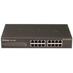 Некерований комутатор D-Link DES-1016D Fast Ethernet 16 портів 10/100M