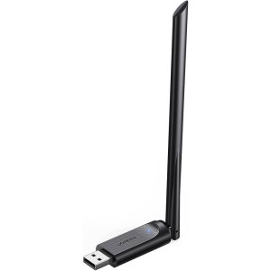 Двохдіапазонний Wifi адаптер Ugreen AC650-High-Gain V3 2.4/5GHz 433Mbps (CM496/90339)