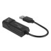 USB 2.0 to Ethernet - Мережевий адаптер Avold driving fast card 100Mbps, RJ45 Black