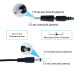 Кабель для роутера, перетворювач конвертер з перемикачем KWS-912V USB - DC5V - 9V-12V 5.5мм. + адаптер 3.5мм.