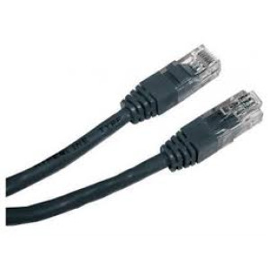 Cablexpert patch cord cat. 5E molded strain relief 50u plugs, 5m Black