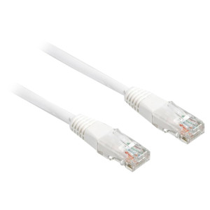 Cablexpert patch cord cat. 5E molded strain relief 50u plugs, 0.5m White
