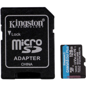 Kingston 128GB microSDXC Canvas Go Plus 170R A2 U3 V30 Card