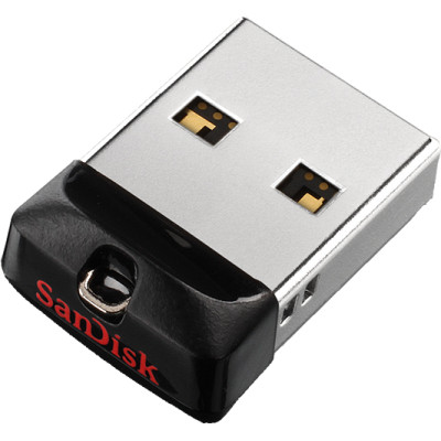 USB флешка SanDisk Cruzer Fit 16GB USB 2.0 Black (SDCZ33-016G-G35)
