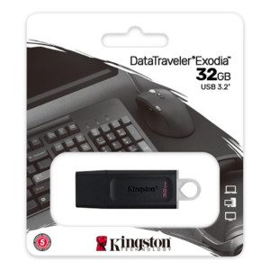 Kingston DataTraveler Exodia 32GB USB 3.2 Gen 1 Black/White (DTX/32GB)